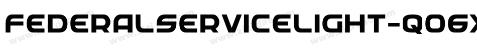 FederalServiceLight-qO6x字体转换