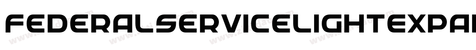 FederalServiceLightExpanded-GLry字体转换