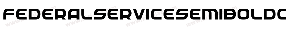 FederalServiceSemiBoldCondensed-9RW7字体转换