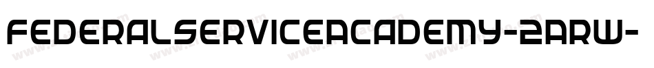 FederalServiceAcademy-2Arw字体转换