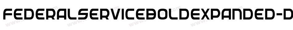FederalServiceBoldExpanded-dmo6字体转换