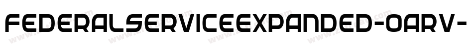 FederalServiceExpanded-oaRV字体转换