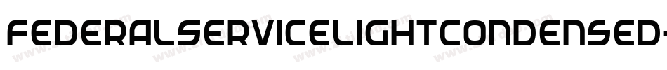FederalServiceLightCondensed-V9M0字体转换