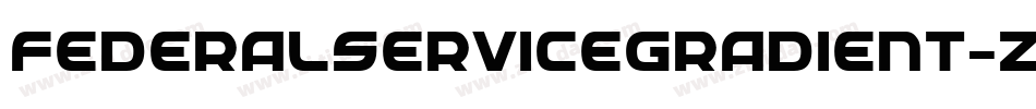 FederalServiceGradient-ZBwJ字体转换