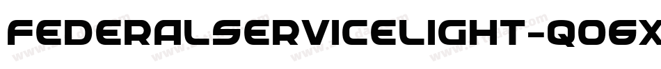 FederalServiceLight-qO6x字体转换