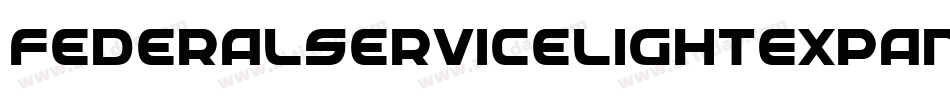 FederalServiceLightExpanded-GLry字体转换