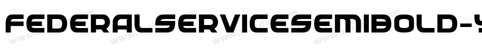 FederalServiceSemiBold-yRZq字体转换