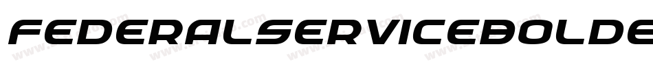 FederalServiceBoldExpanded-dmo6字体转换