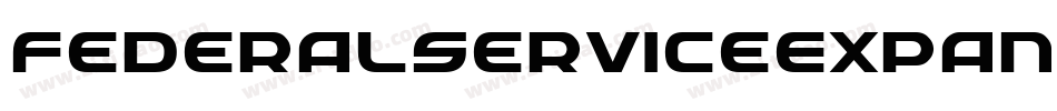 FederalServiceExpandedItalic-4zK9字体转换