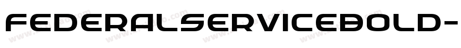 FederalServiceBold-wnvn字体转换
