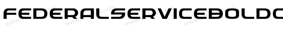FederalServiceBoldCondensedItalic-menx字体转换