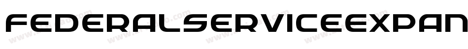 FederalServiceExpanded-oaRV字体转换