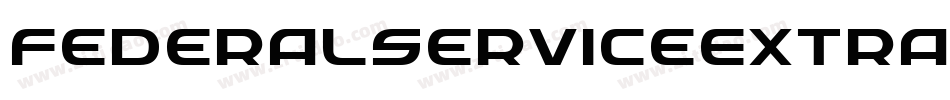 FederalServiceExtraboldCondensed-edox字体转换