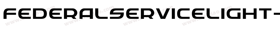 FederalServiceLight-qO6x字体转换