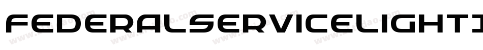 FederalServiceLightItalic-zBgG字体转换