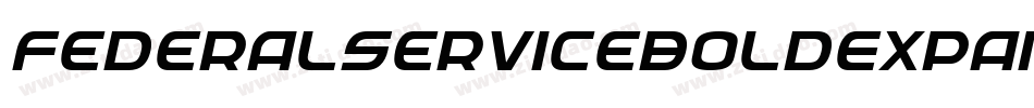 FederalServiceBoldExpanded-dmo6字体转换