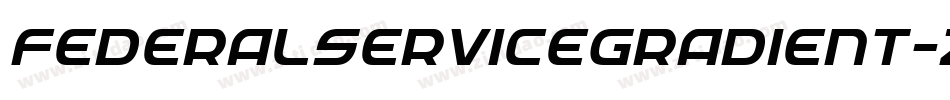 FederalServiceGradient-ZBwJ字体转换