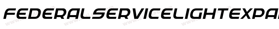 FederalServiceLightExpanded-GLry字体转换