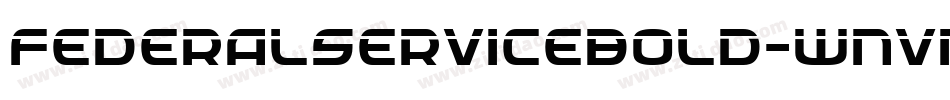 FederalServiceBold-wnvn字体转换