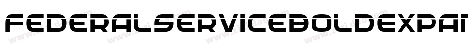 FederalServiceBoldExpanded-dmo6字体转换
