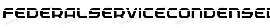 FederalServiceCondensedItalic-gLAY字体转换