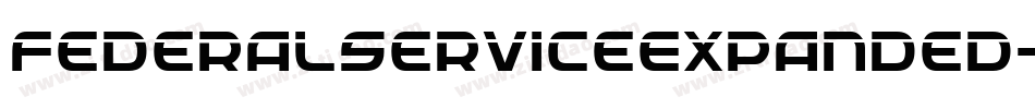 FederalServiceExpanded-oaRV字体转换