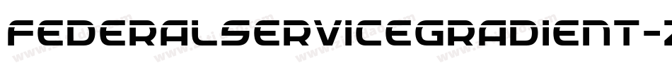 FederalServiceGradient-ZBwJ字体转换