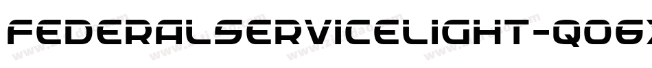 FederalServiceLight-qO6x字体转换