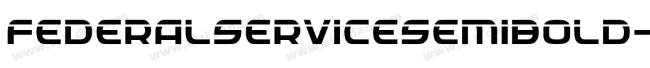 FederalServiceSemiBold-yRZq字体转换