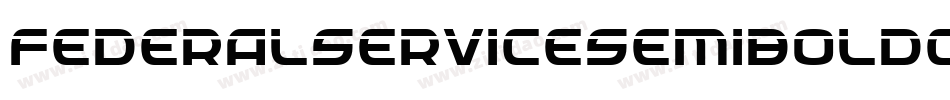 FederalServiceSemiBoldCondensed-9RW7字体转换