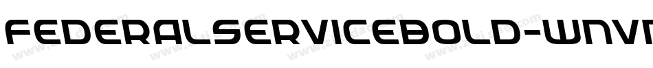 FederalServiceBold-wnvn字体转换