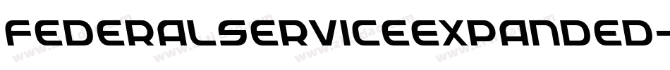FederalServiceExpanded-oaRV字体转换