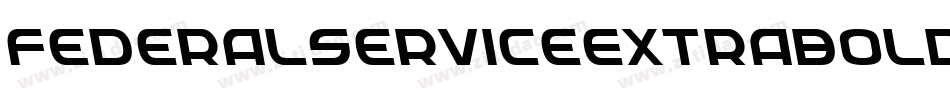 FederalServiceExtraboldExpanded-av8x字体转换