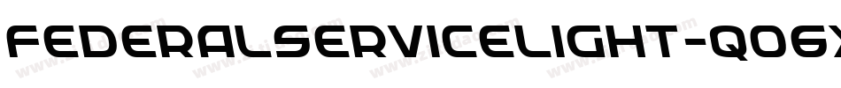 FederalServiceLight-qO6x字体转换