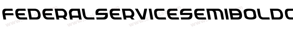 FederalServiceSemiBoldCondensed-9RW7字体转换