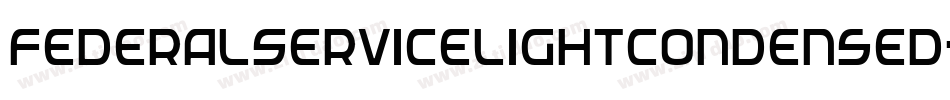 FederalServiceLightCondensed-V9M0字体转换