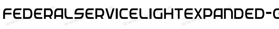 FederalServiceLightExpanded-GLry字体转换