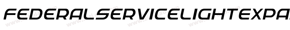 FederalServiceLightExpanded-GLry字体转换
