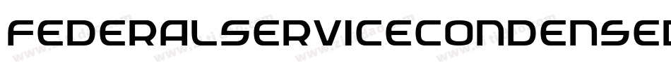 FederalServiceCondensedItalic-gLAY字体转换
