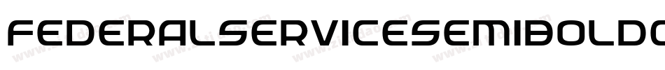 FederalServiceSemiBoldCondensed-9RW7字体转换