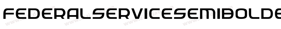 FederalServiceSemiBoldExpanded-nWjJ字体转换
