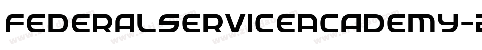 FederalServiceAcademy-2Arw字体转换