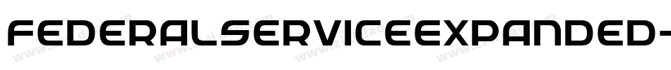 FederalServiceExpanded-oaRV字体转换