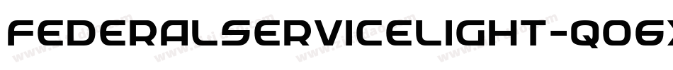 FederalServiceLight-qO6x字体转换