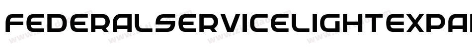 FederalServiceLightExpanded-GLry字体转换