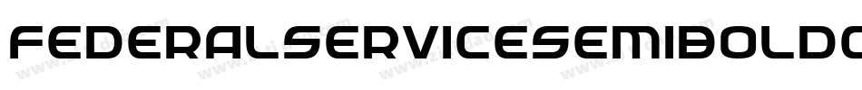 FederalServiceSemiBoldCondensed-9RW7字体转换