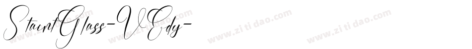 StaintGlass-VEdy字体转换