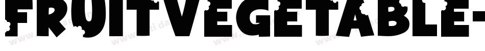FruitVegetable-rml8字体转换
