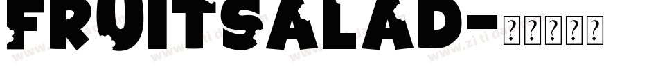 Fruitsalad字体转换