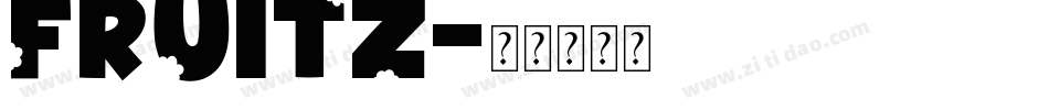 Fruitz字体转换